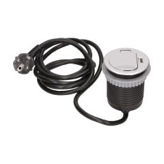 Vgradna (potopna) vtičnica / EU vtičnica + USB napajanje / 230V 2