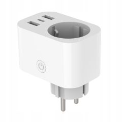 Tuya pametna vtičnica z USB polnilnikom WiFi