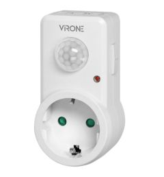 PIR senzor gibanja za vtičnico 120° IP20 280W Schuko