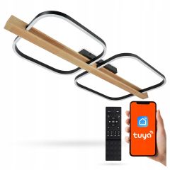 Stropna pametna led svetilka z daljincem zatemnilna